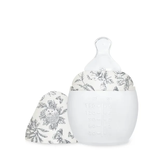 elh-e-anti-kolik-babyflasche-150ml-grau-toile-de-jouy image 1