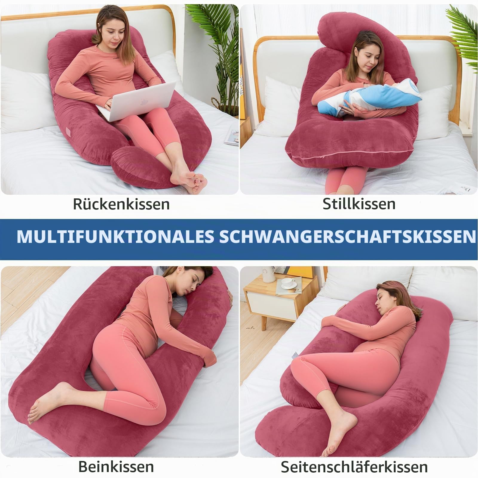 awesling-u-schwangerschaftskissen-ganzk-rperkissen-stillkissen-samt image 7