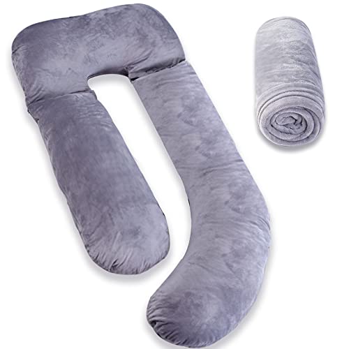as-awesling-pillow-cases-kissenbezug-153x76-velours-dunkelgrau image 5