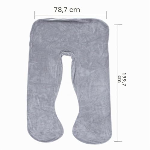 as-awesling-pillow-cases-kissenbezug-140x80-samt-grau image 8