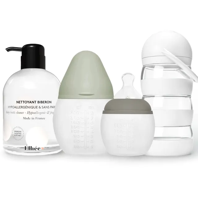 elh-e-premiers-essentiels-babyflaschen-set-silikon-150-240ml image 1
