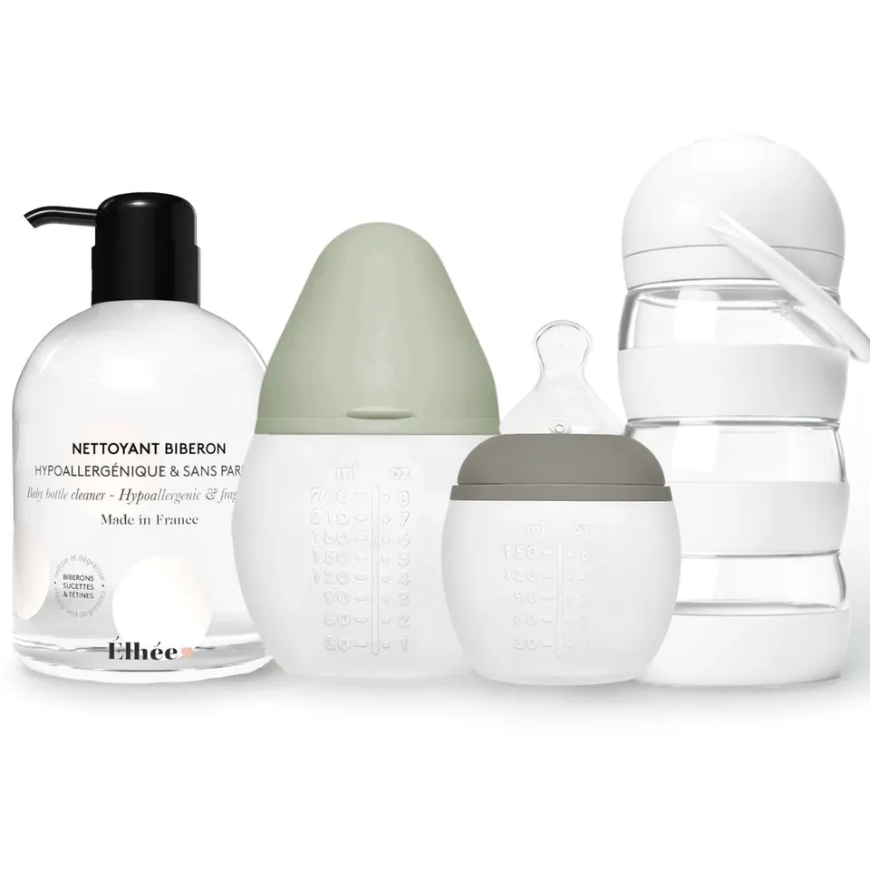 elh-e-premiers-essentiels-babyflaschen-set-silikon-150-240ml image 1