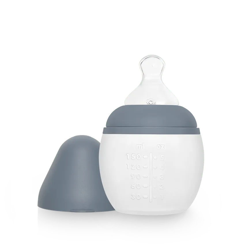 elh-e-anti-kolik-babyflasche-150-ml-blue-grey-silikon image 1