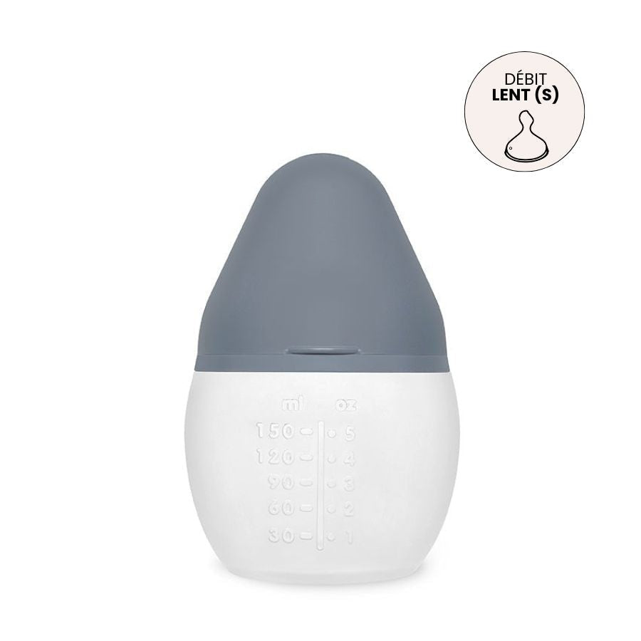 elh-e-anti-kolik-babyflasche-150-ml-blue-grey-silikon image 2