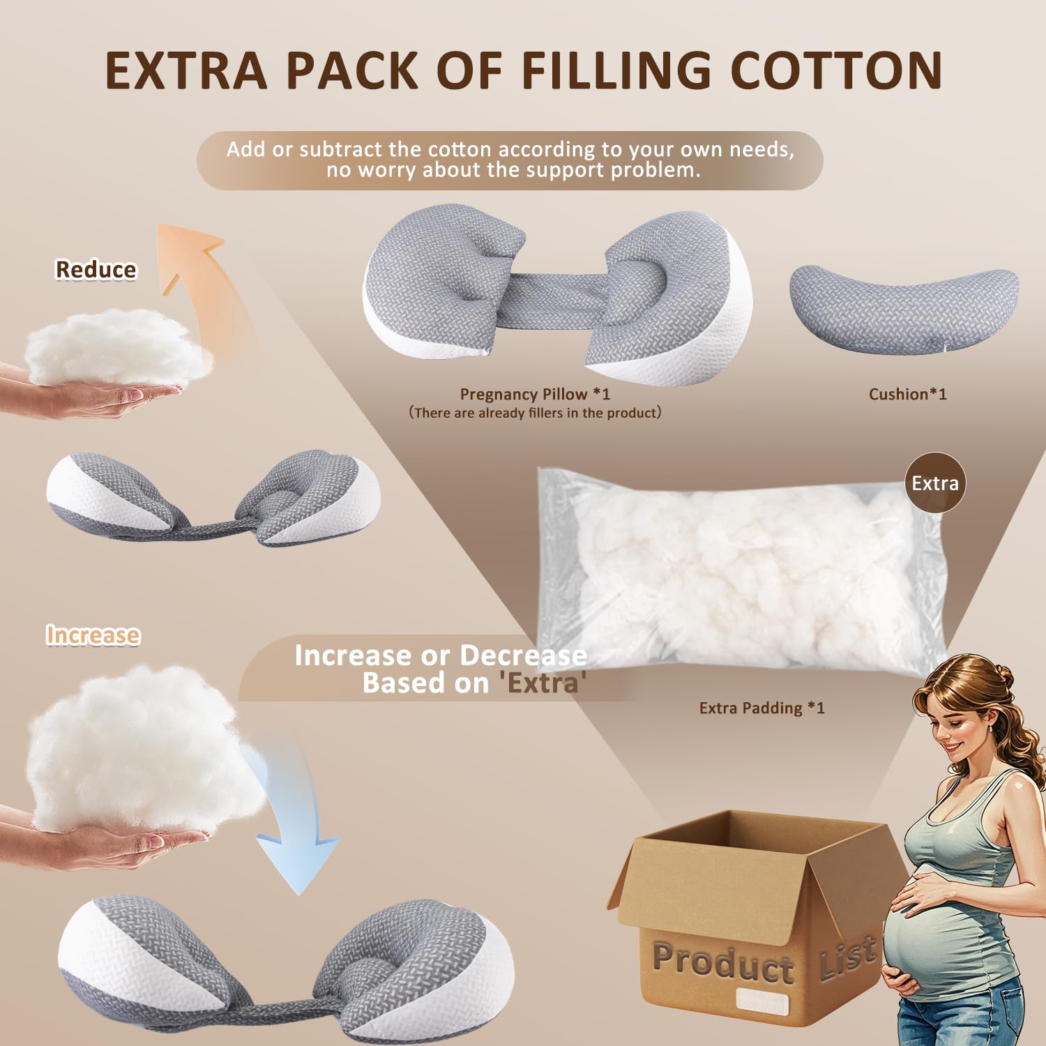 chilling-home-side-sleeper-pillow-schwangerschaftskissen-grau-keil image 6