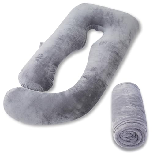as-awesling-pillow-cases-kissenbezug-153x76-velours-dunkelgrau image 4