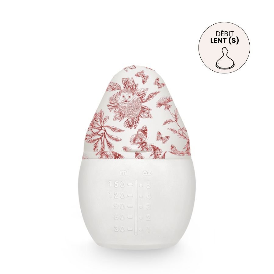 elh-e-babyflasche-150ml-tartine-toile-de-jouy-terracotta-anti-kolik image 2
