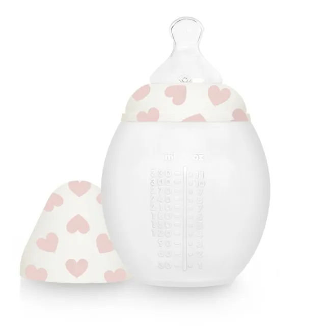 elh-e-anti-kolik-babyflasche-330-ml-full-of-love-pink-3m-silikon image 1
