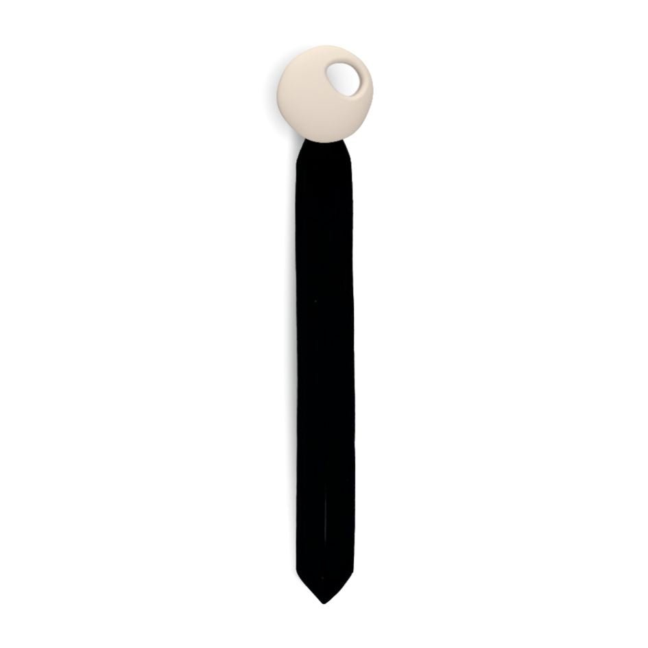 elh-e-pebble-schnullerkette-black-sand-bio-baumwolle image 1