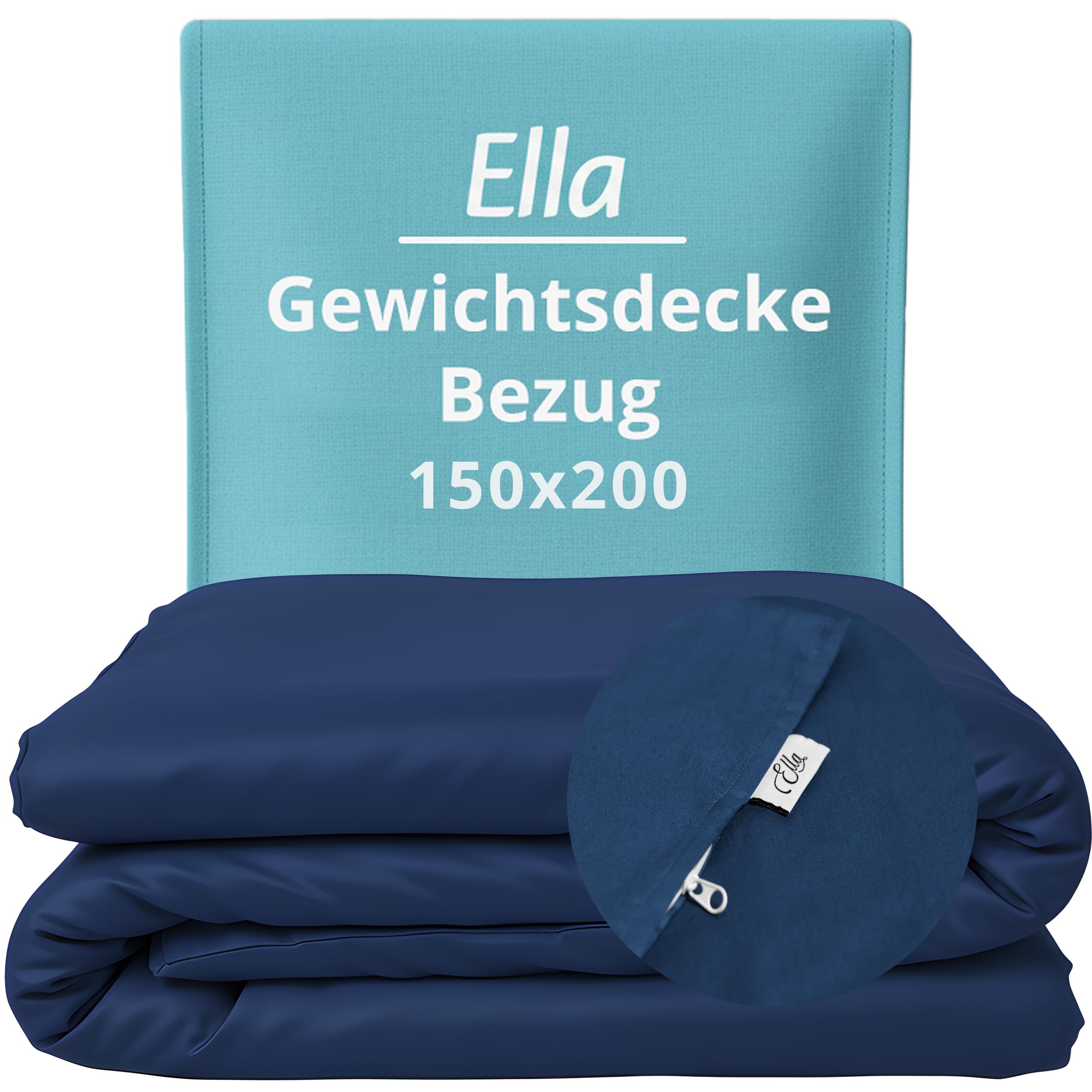 ella-bettbezug-150x200-bettdeckenbezug-marineblau-baumwolle image 1