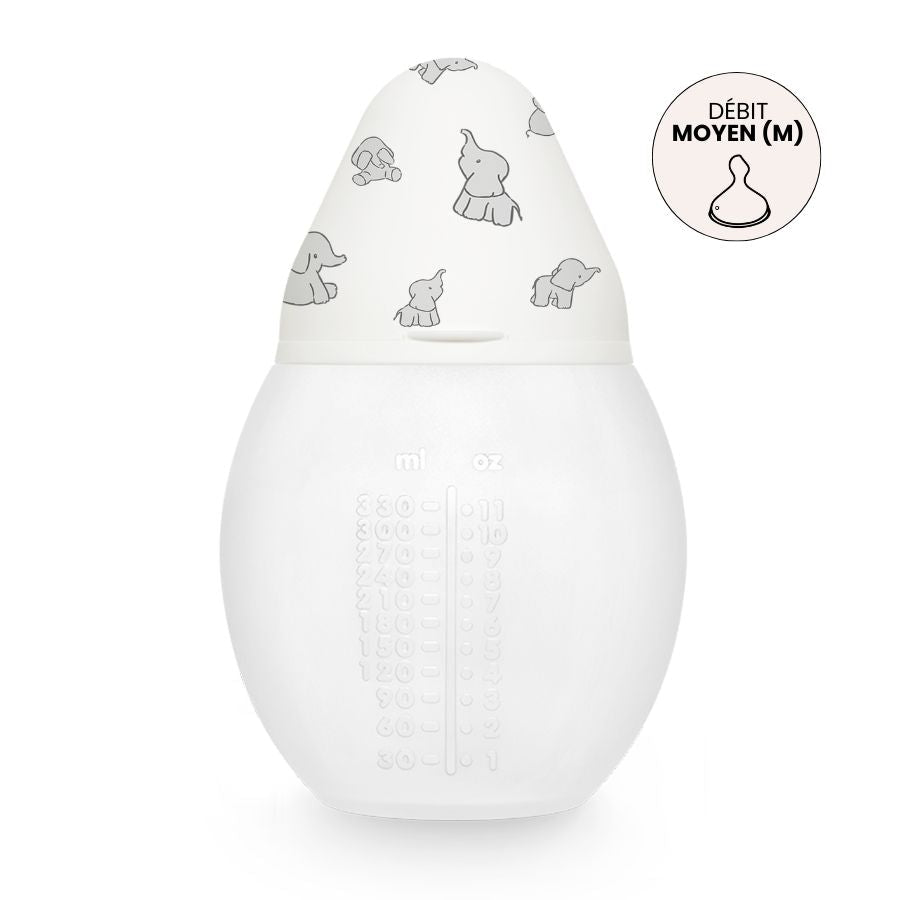 elh-e-anti-kolik-babyflasche-330-ml-elephant-silikon-ab-3-monate image 2