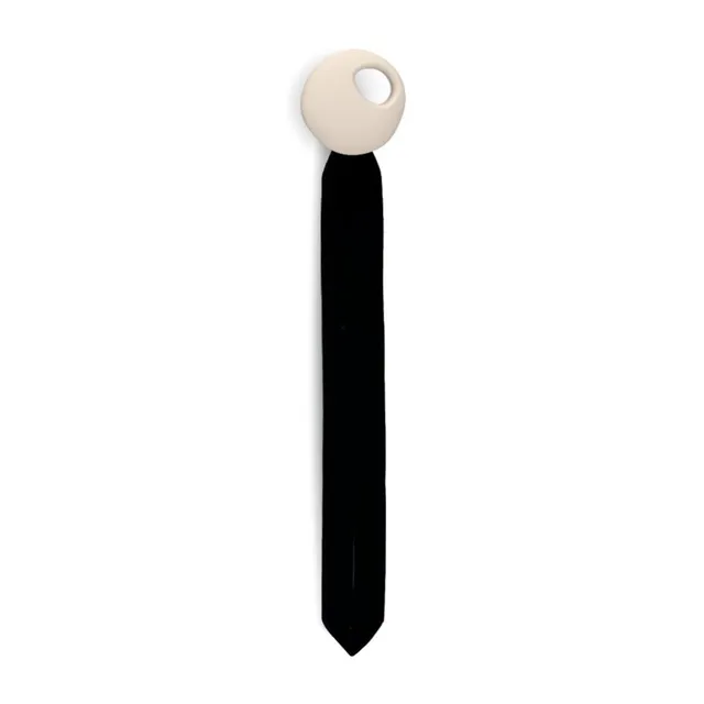 elh-e-pebble-schnullerkette-black-sand-bio-baumwolle image 1