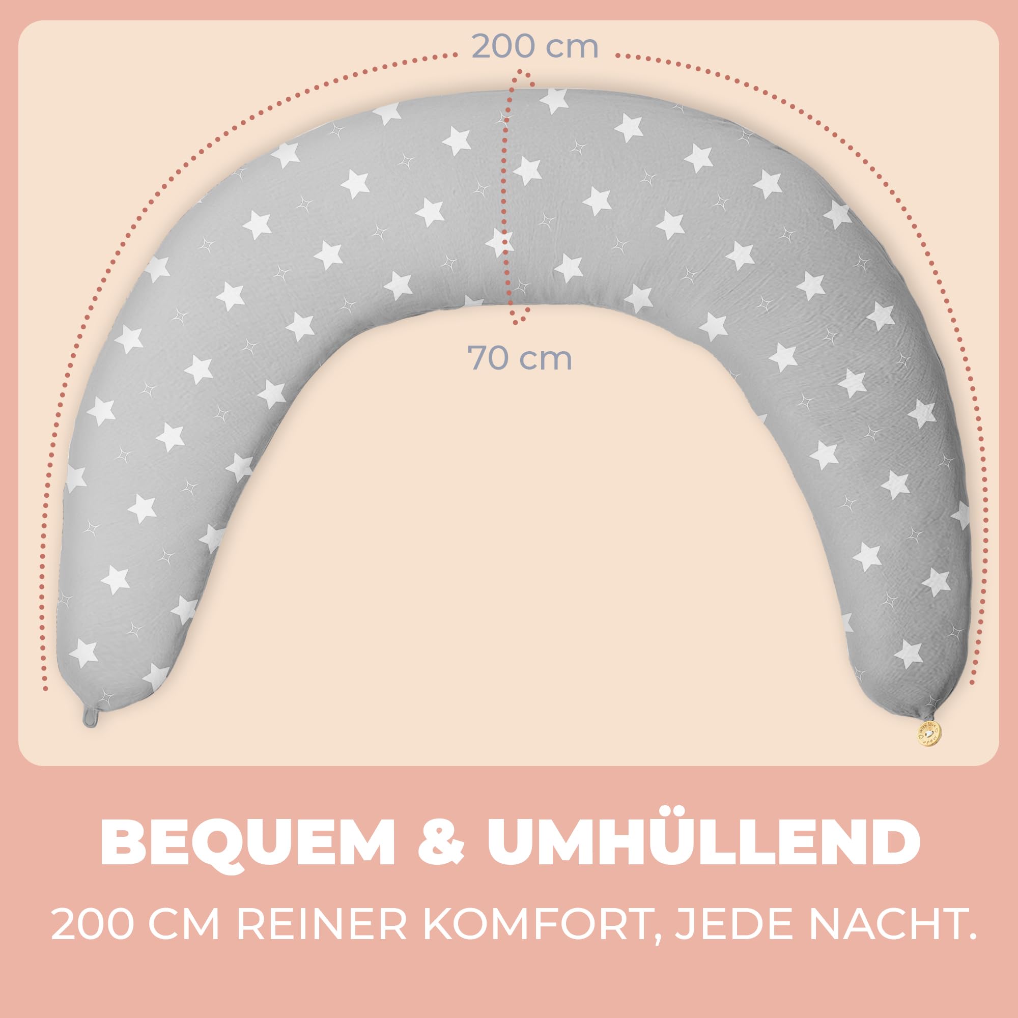flowen-stillkissen-xxl-200x70-grau-sterne-schwangerschaftskissen-baumwolle image 8