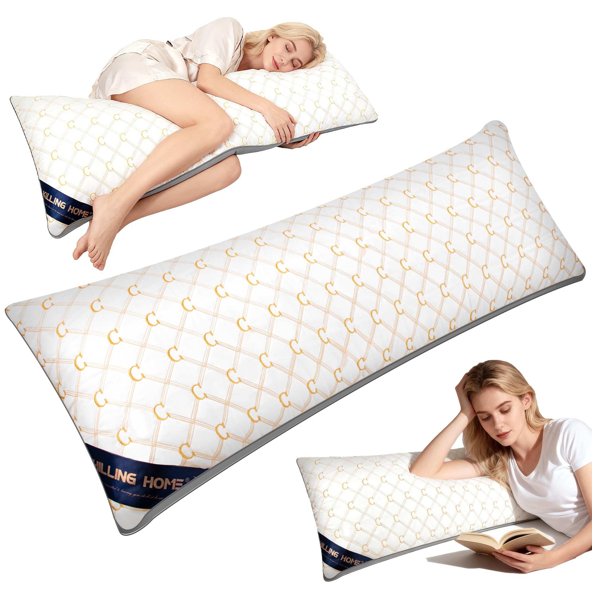 chilling-home-side-sleeper-pillow-seitenschl-ferkissen-137x53-wei image 1