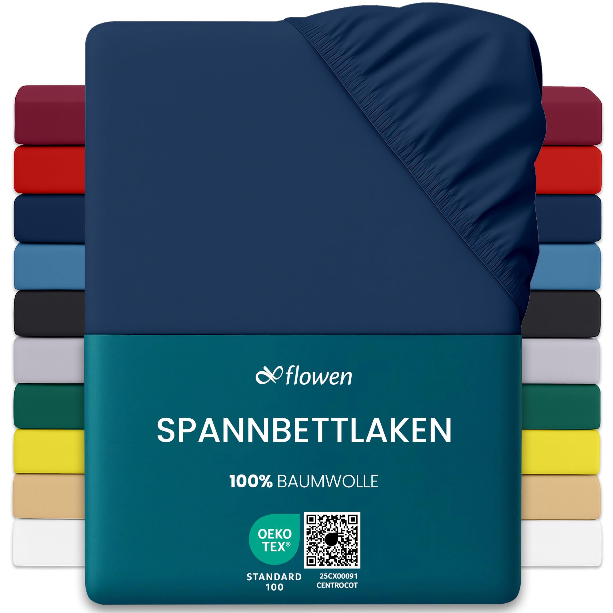 flowen-spannbettlaken-180x200-dunkelgrau-baumwolle-jersey image 8