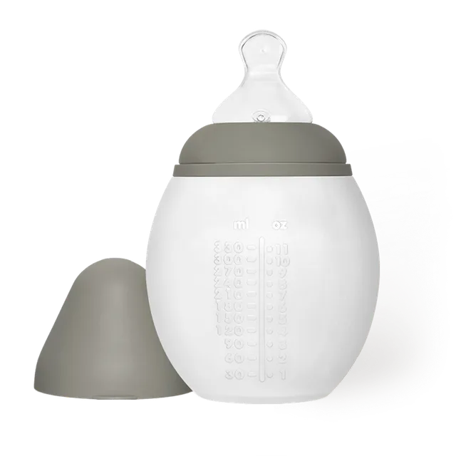 elh-e-anti-kolik-babyflasche-330ml-kaki-sauger-m-silikon image 1