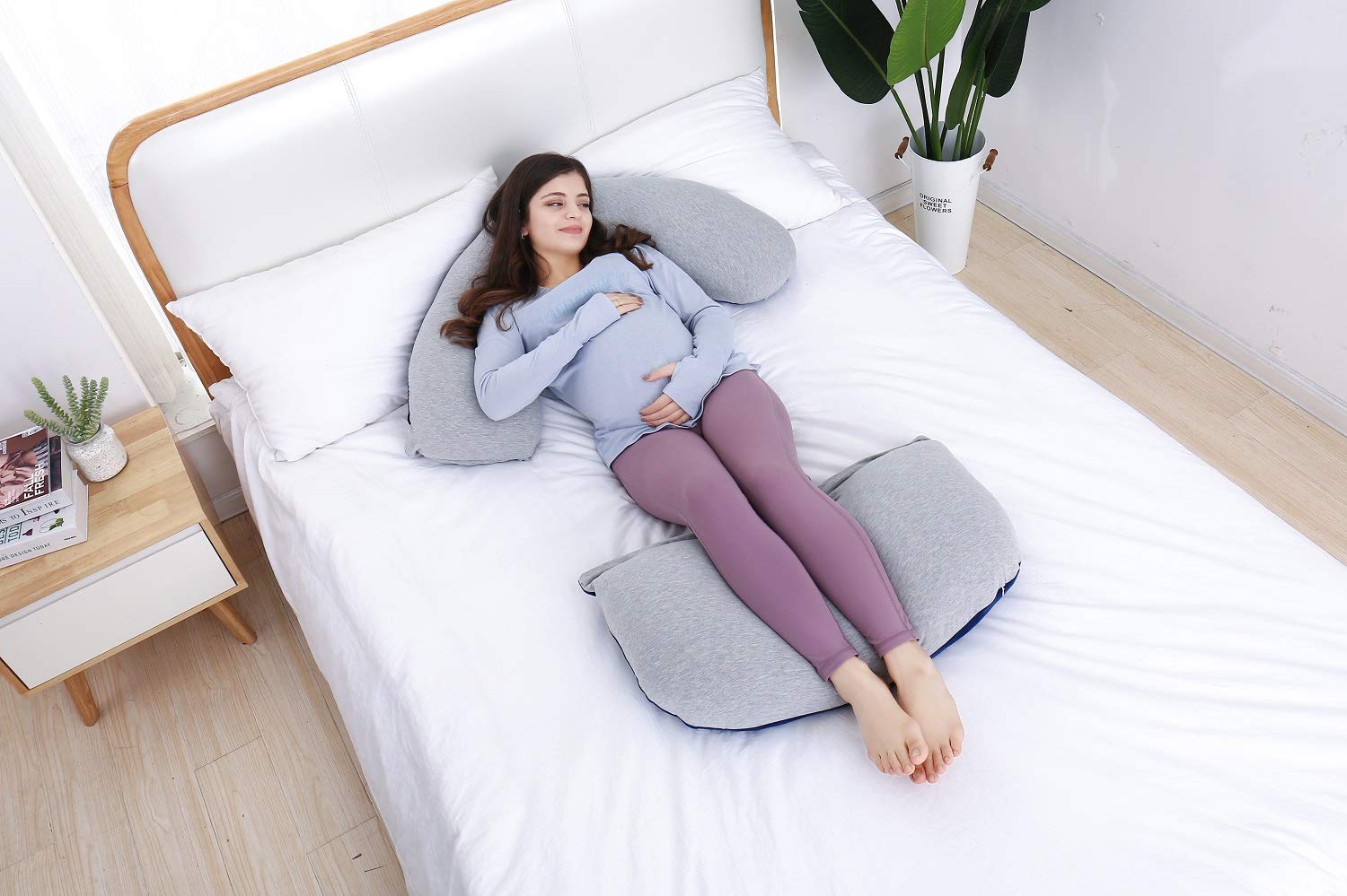 awesling-u-schwangerschaftskissen-153cm-strick-grau-pl-sch-blau image 7