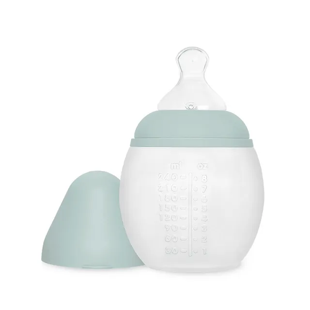 elh-e-anti-kolik-babyflasche-240-ml-ivy-green-silikon image 1