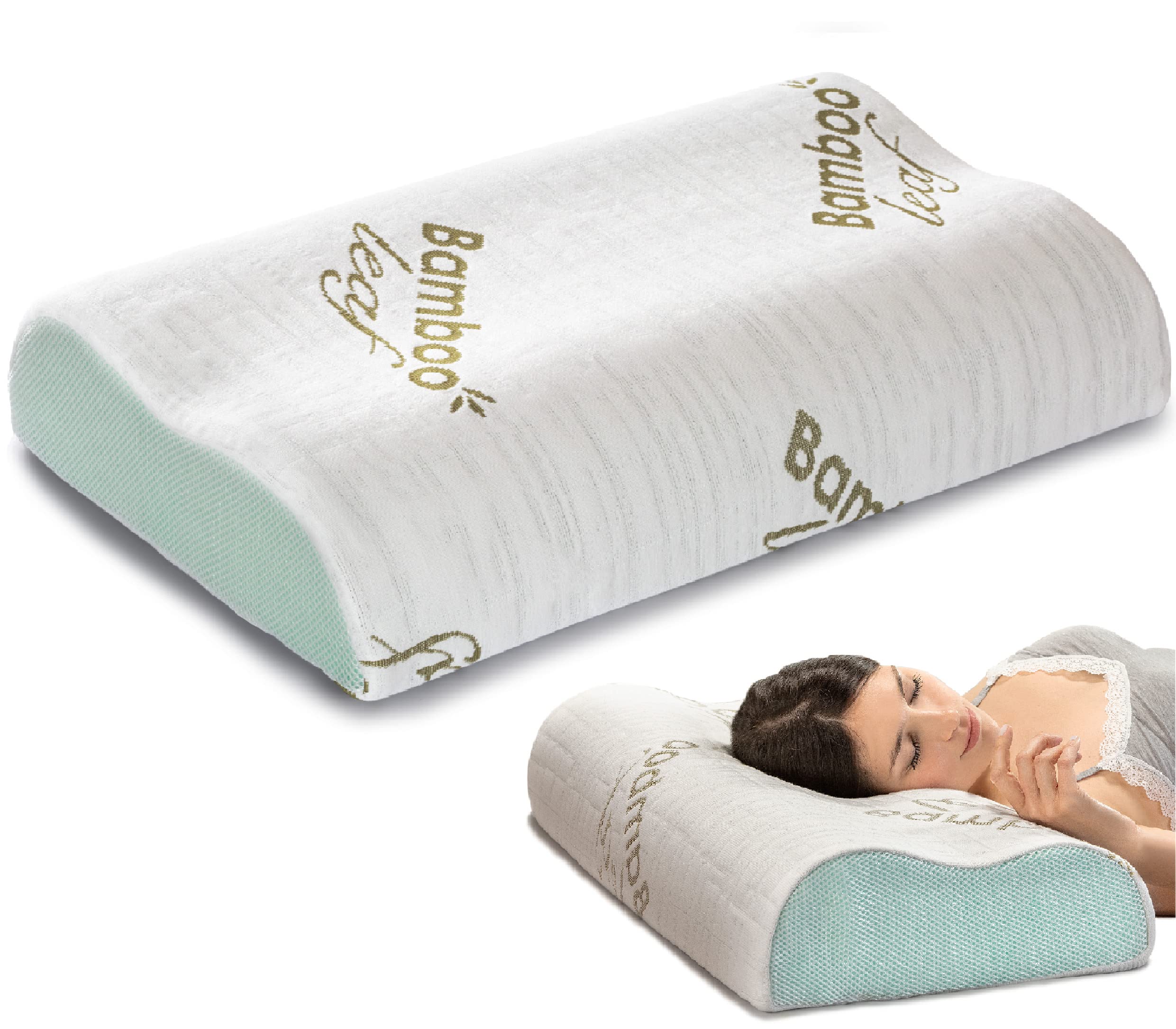 flowen-memory-foam-kopfkissen-orthop-disch-waschbar image 1