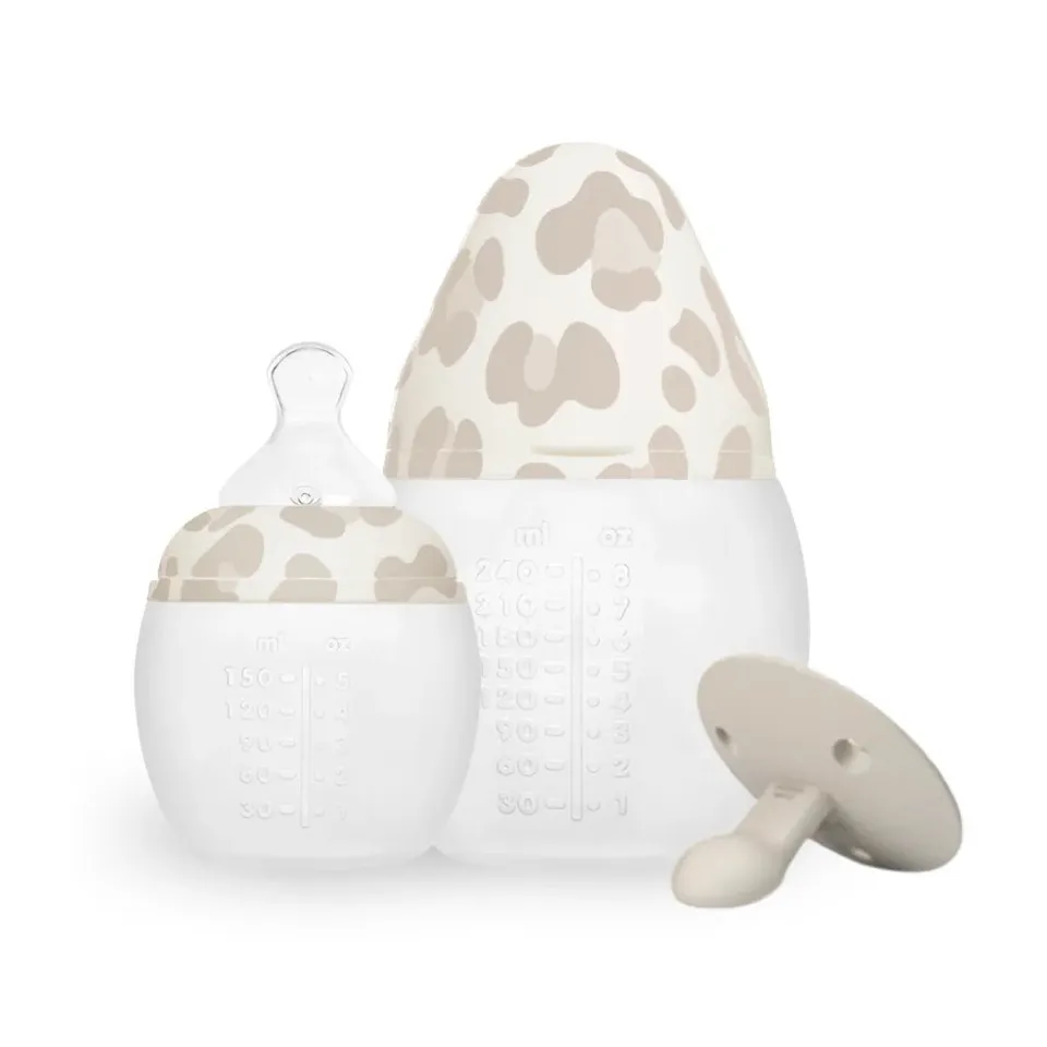 elh-e-babyflaschen-set-leopard-graouu-sand-150-240ml-schnuller image 1