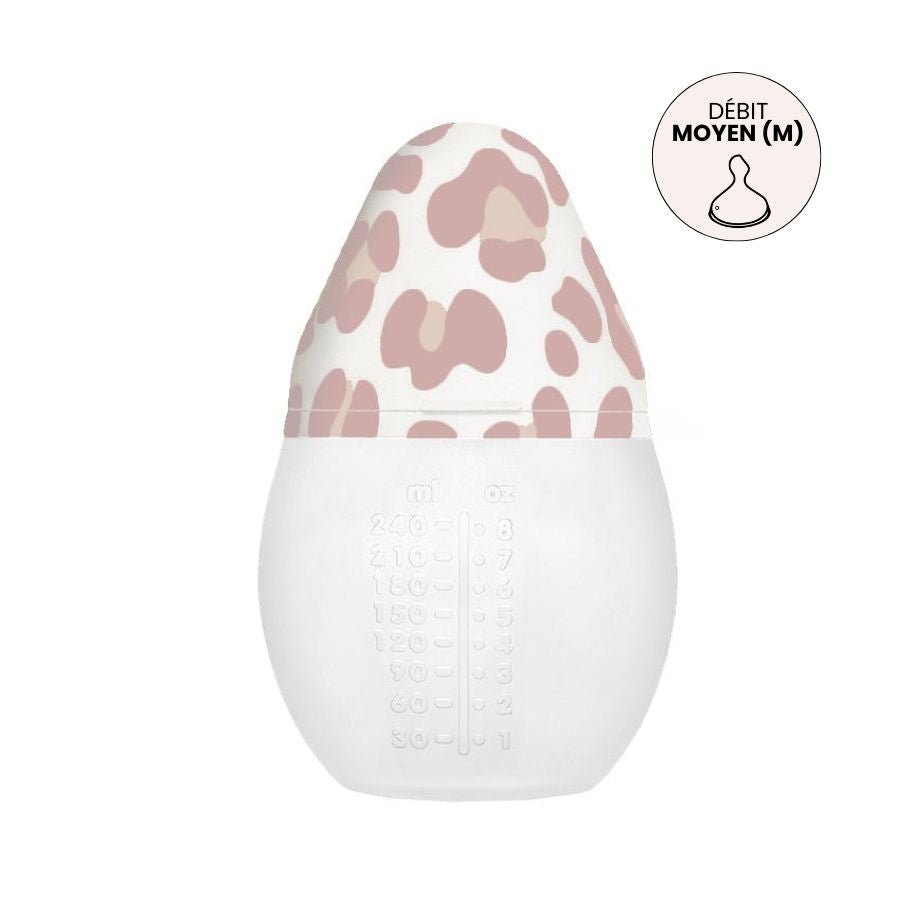 elh-e-anti-kolik-babyflasche-240-ml-graouu-pink-silikon image 2