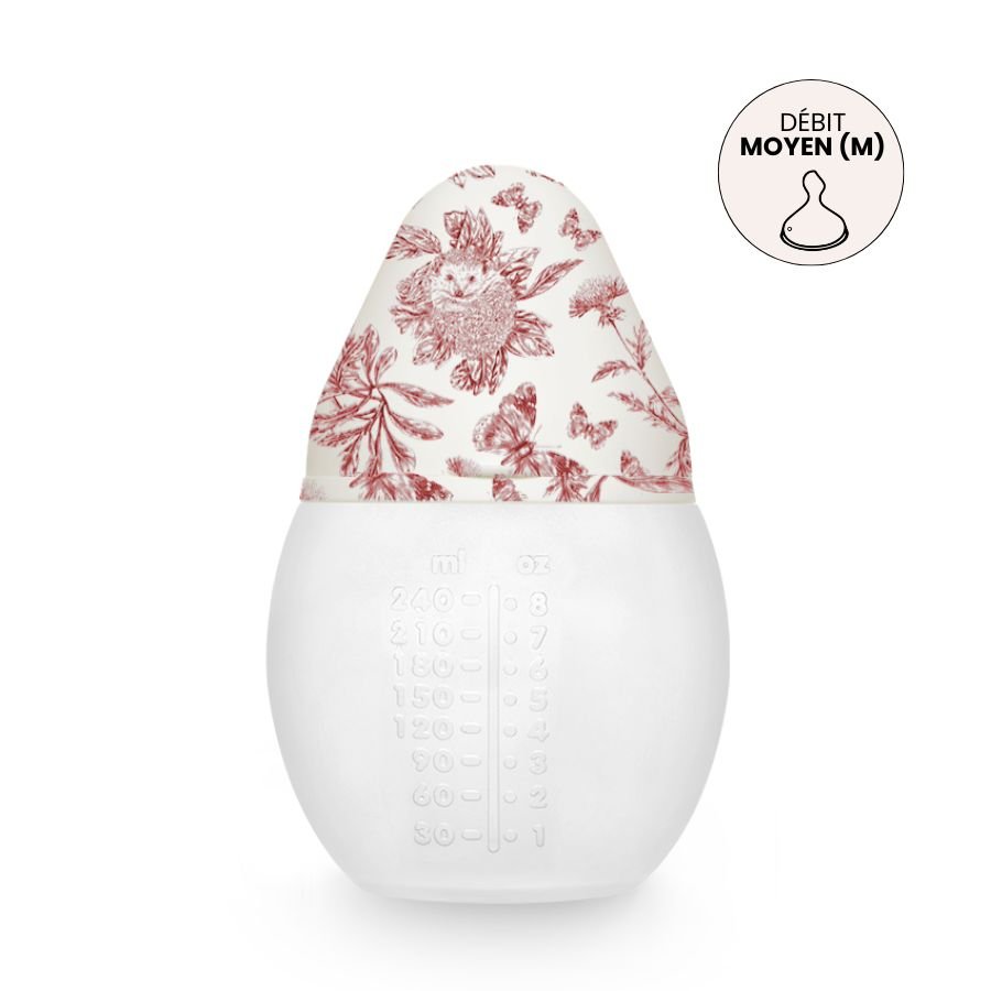 elh-e-toile-de-jouy-babyflasche-240ml-silikon-terracotta-m-sauger image 2
