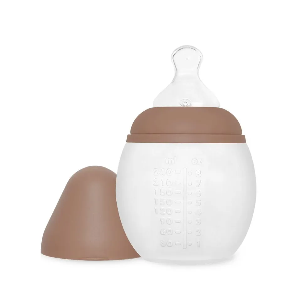 elh-e-anti-kolik-babyflasche-240-ml-mocha-mousse-silikon image 1