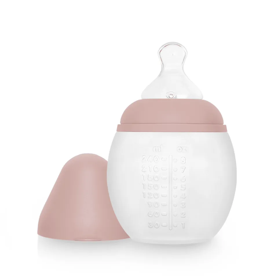 elh-e-babyflasche-240ml-blush-rosa-anti-kolik-silikon image 1