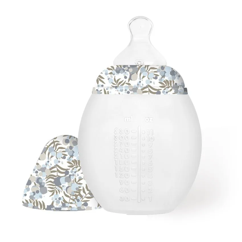 elh-e-biberons-anti-coliques-babyflasche-330-ml-mimosa-blue-silikon image 1