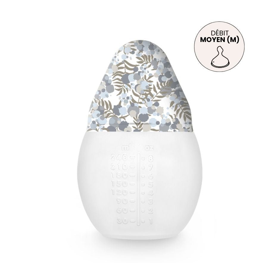 elh-e-biberon-liberty-mimosa-blue-240-ml-babyflasche-blumen image 2