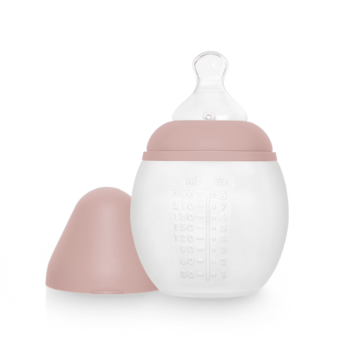 elh-e-babyflasche-240ml-blush-rosa-anti-kolik-silikon image 1