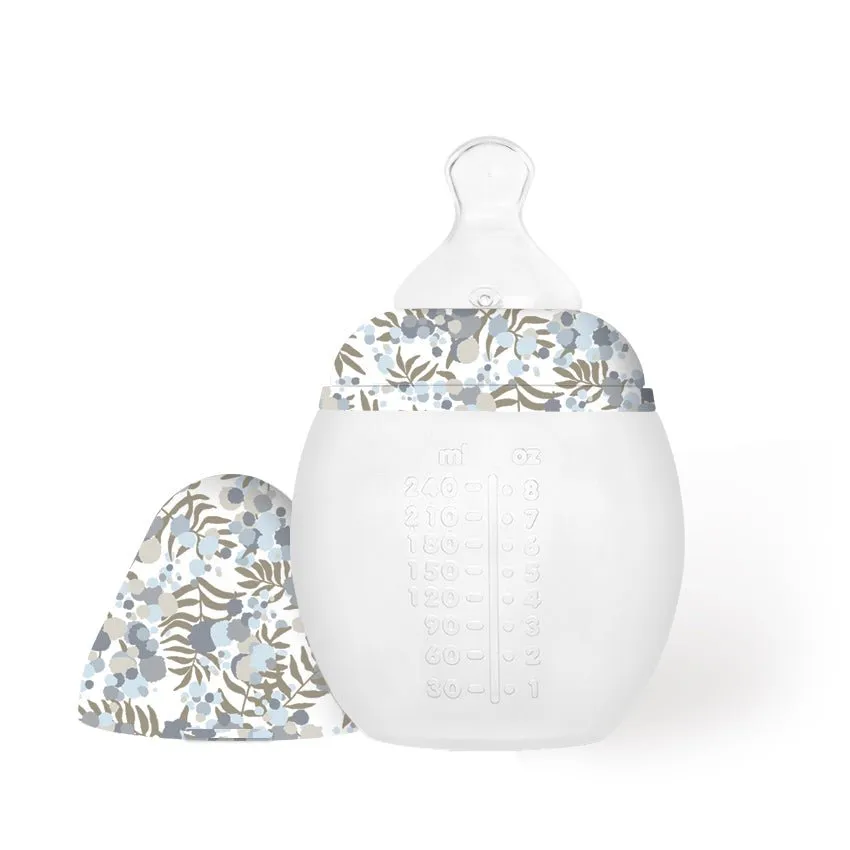 elh-e-biberon-liberty-mimosa-blue-240-ml-babyflasche-blumen image 1