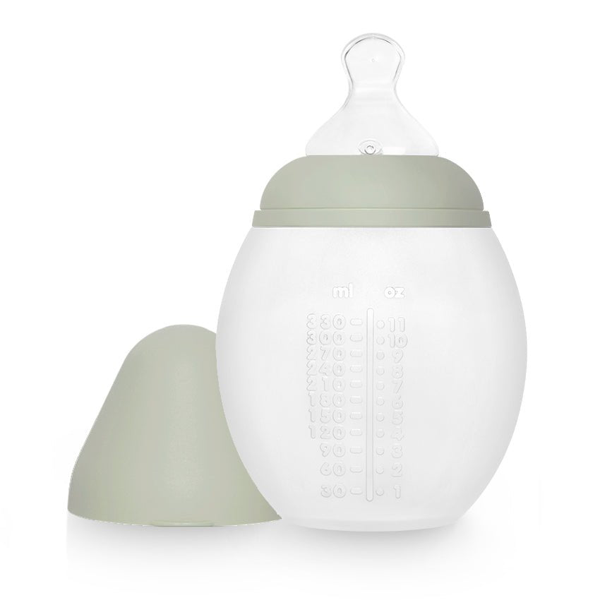elh-e-anti-kolik-babyflasche-330-ml-sage-silikon-ab-3-monate image 1