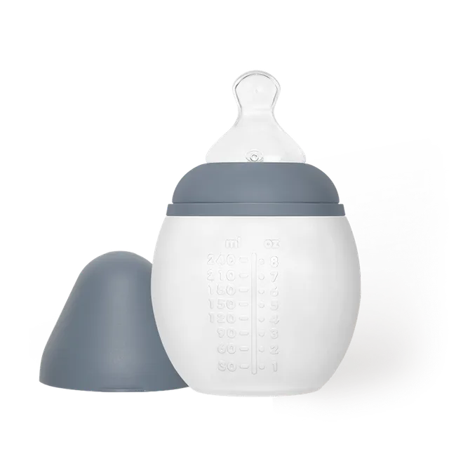 elh-e-anti-kolik-babyflasche-240-ml-blue-grey-0m-silikon image 1