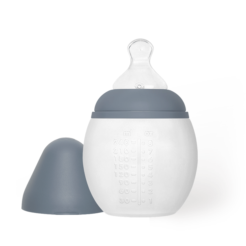 elh-e-anti-kolik-babyflasche-240-ml-blue-grey-0m-silikon image 1