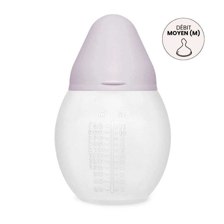 elh-e-anti-kolik-babyflasche-330-ml-lilac-3m-silikon image 2