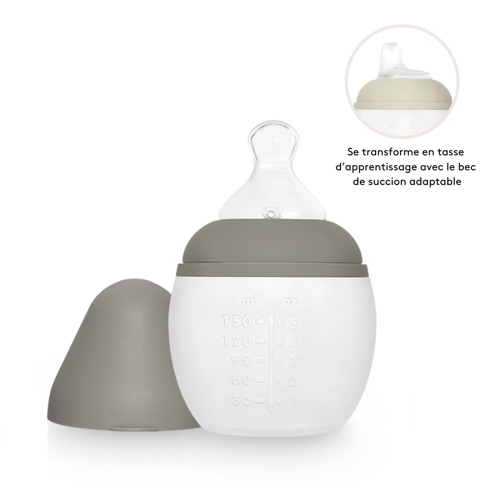 elh-e-babyflasche-150-ml-kaki-sauger-s-gr-n image 5