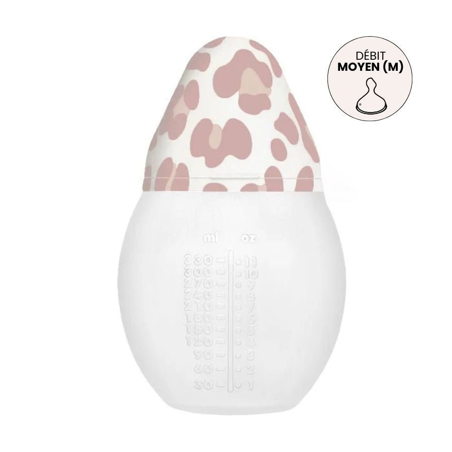 elh-e-graouu-babyflasche-330ml-pink-leopard-anti-kolik image 2