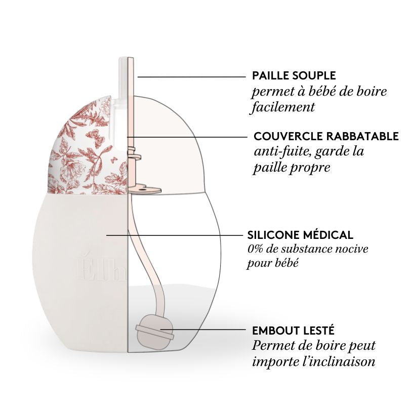 elh-e-coconut-trinkbecher-tartine-toile-de-jouy-terracotta-240ml image 5